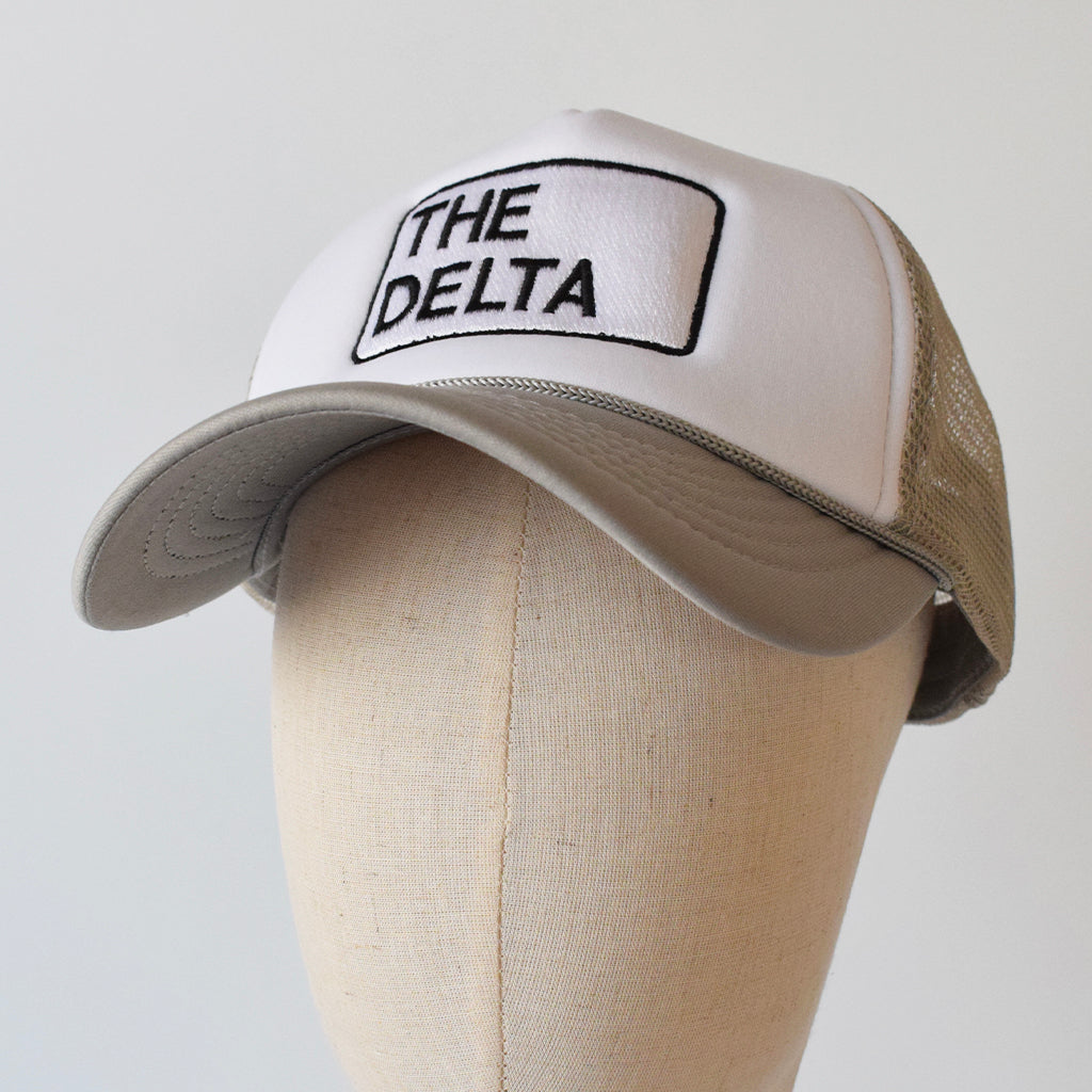 The Delta Patch Hat Gray - TheMississippiGiftCompany.com