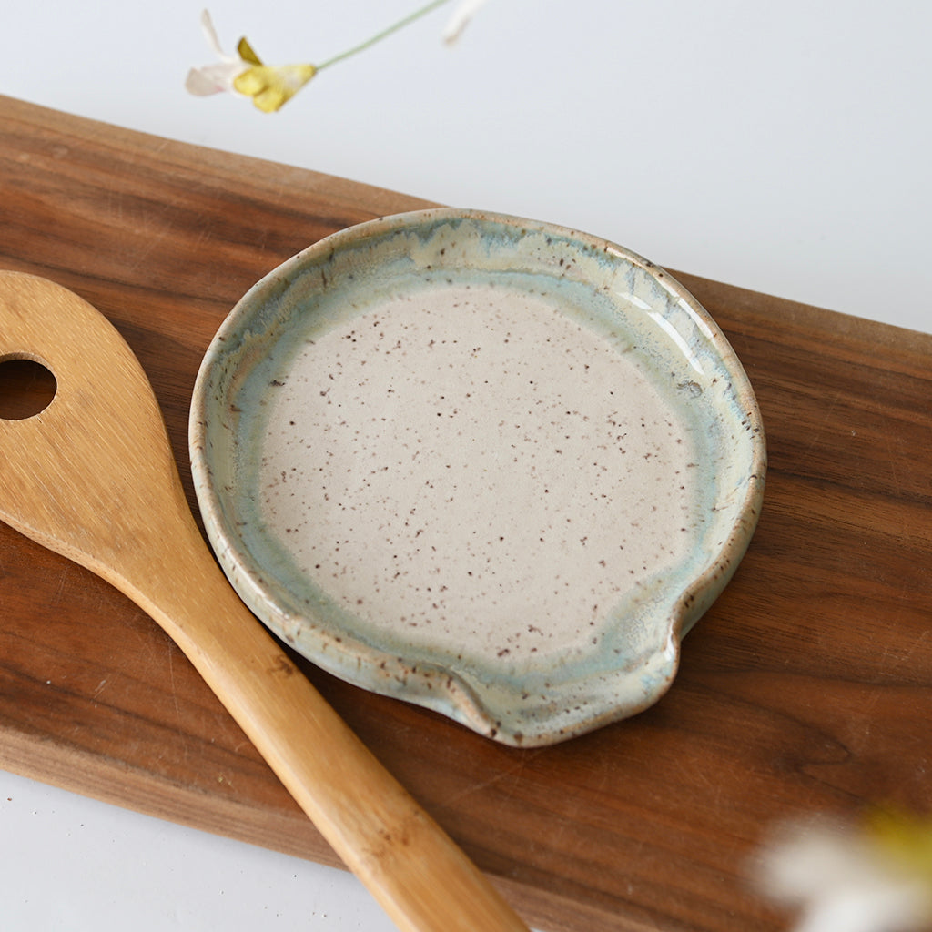 Round Spoon Rest Hydrangea - TheMississippiGiftCompany.com