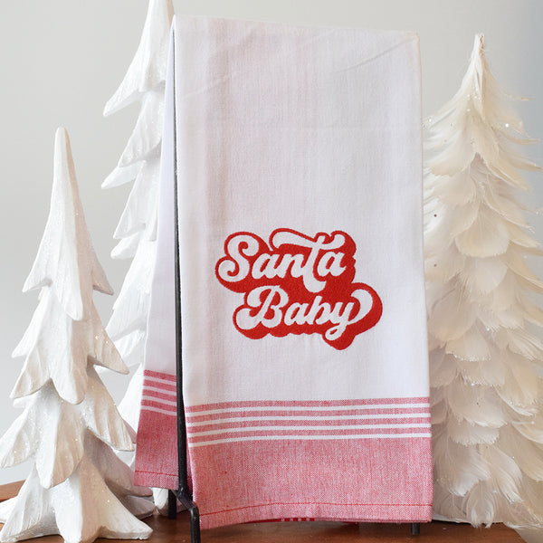 Santa's Favorite Custom Christmas Kitchen Towels