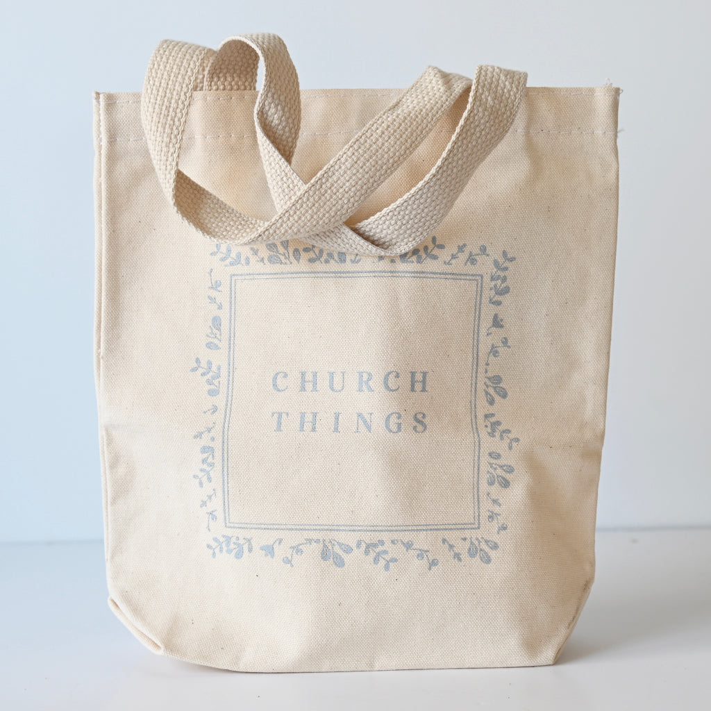 church things tote bag