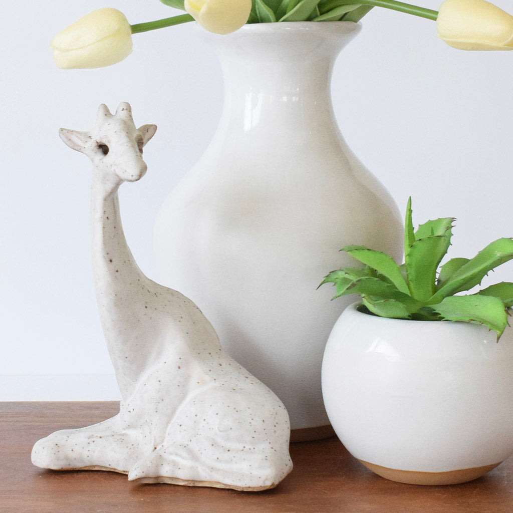 Giraffe White - TheMississippiGiftCompany.com