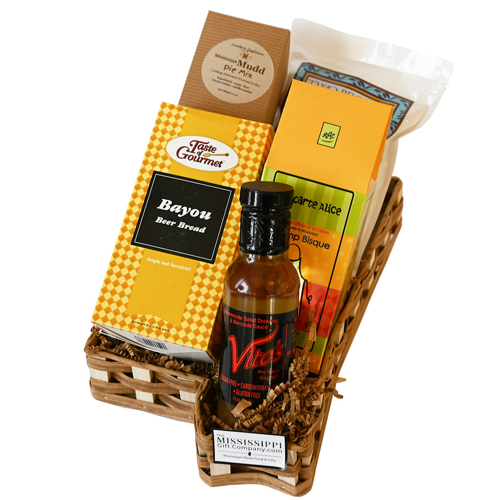 Mississippi Sampler Gift Basket 2 - TheMississippiGiftCompany.com