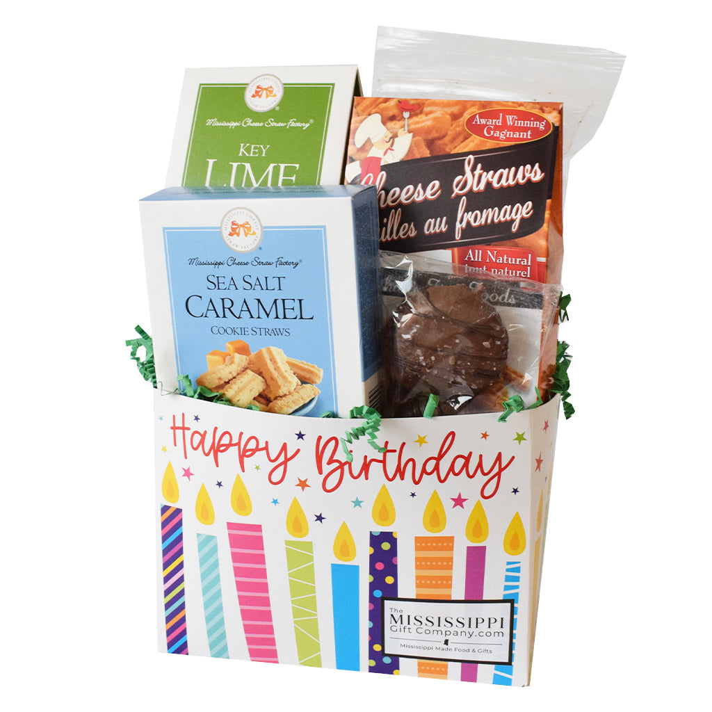 Small Happy Birthday Gift Box - TheMississippiGiftCompany.com