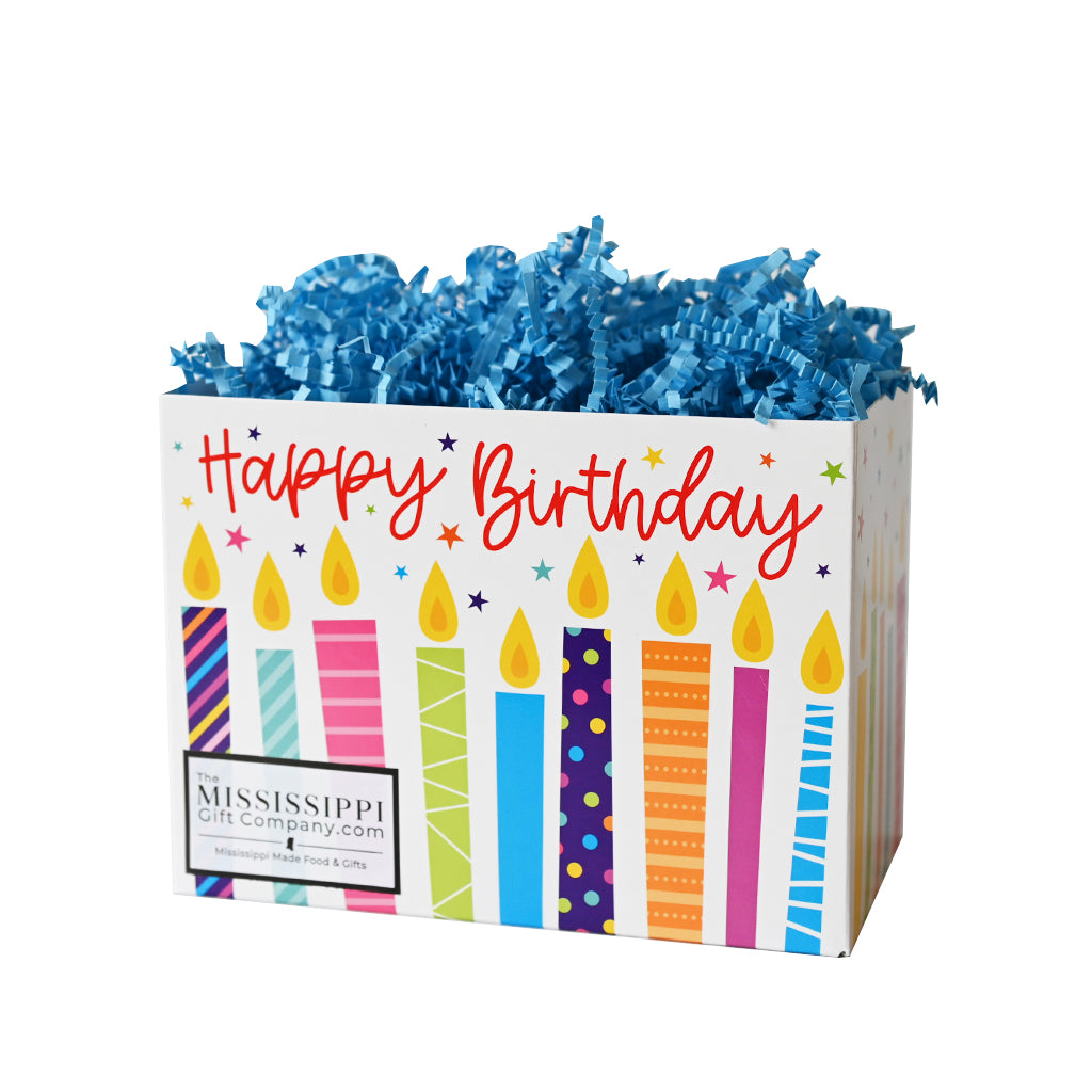 unfilled small birthday candles box