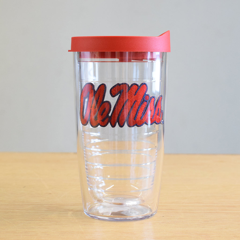 Tervis Tumbler 16 ounce Ohio State Outline Red With White Lid Heart Logo